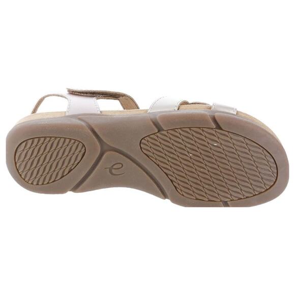 NEW Easy Spirit Minny Round Toe Casual Flat Sandals Rose Gold Multi Leather 9M - Picture 6 of 6